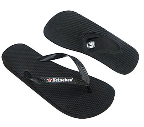 flip flops with bottle opener