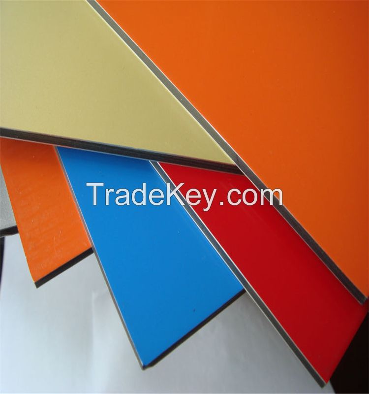 4mm ACP aluminum wall cladding building material aluminum composite panel manufacture