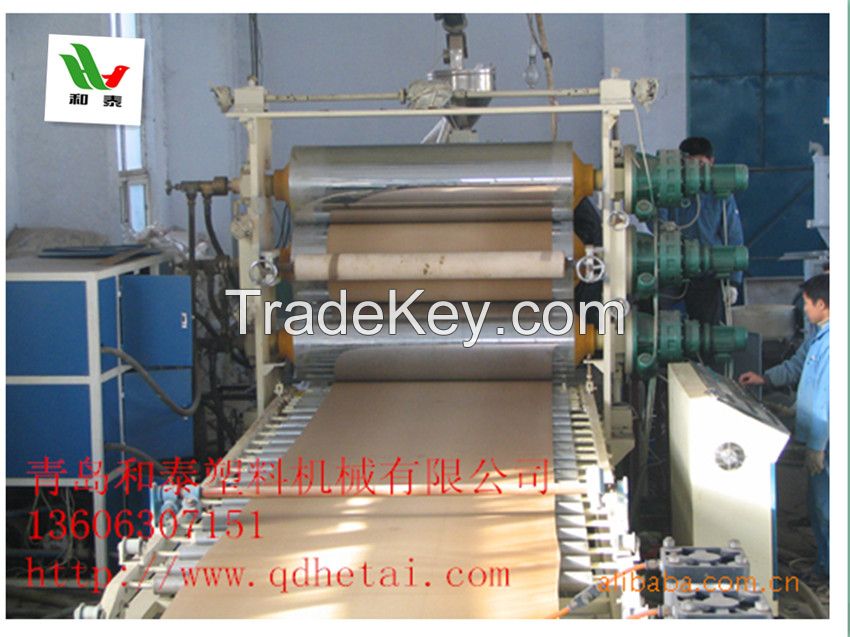 PE/PP/PVC Wood Plastic Compound Extrusion Line