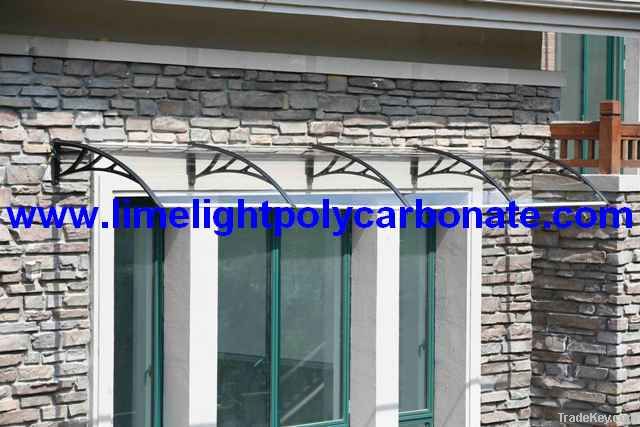 awning, DIY awning, pc awning, polycarbonate awning, window awning