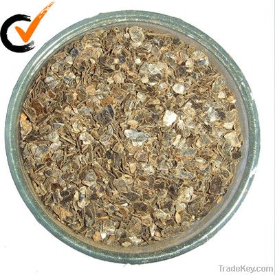 raw and expanded golden vermiculite