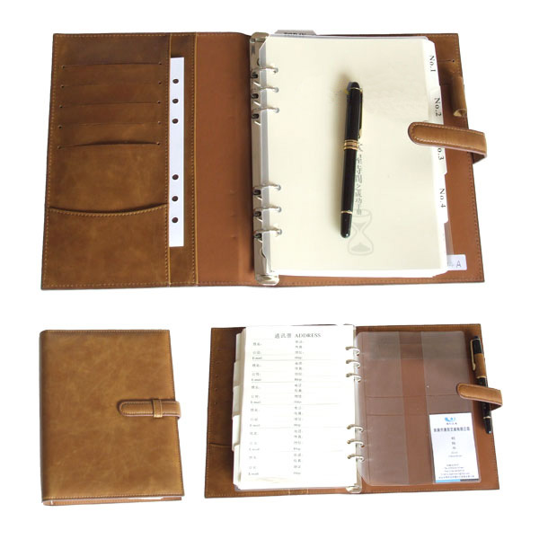 pu leather notebook