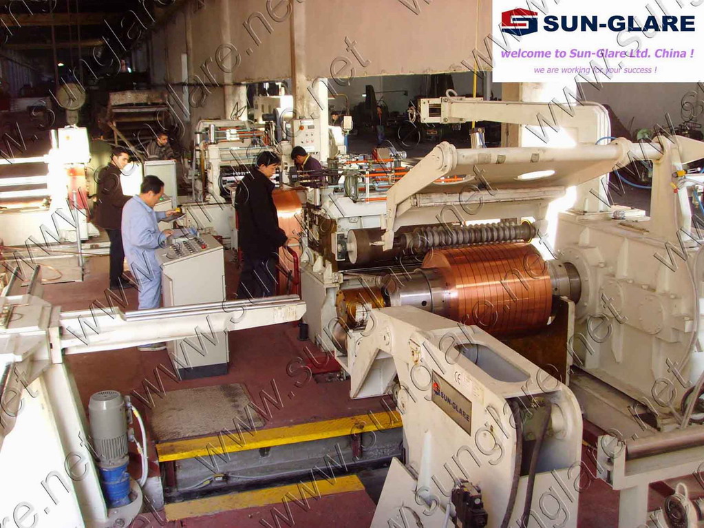 slitting line, cutting line, cut to length line