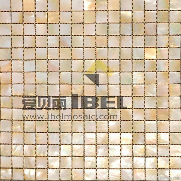 Gold Lip mother of pearl seashell mosaic