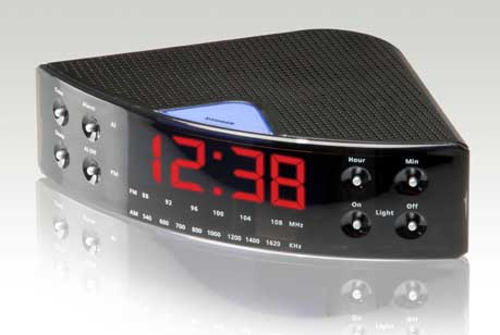 0.9&acirc; LED clock radio