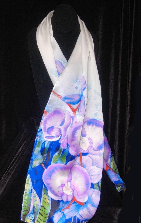 100% silk scarf