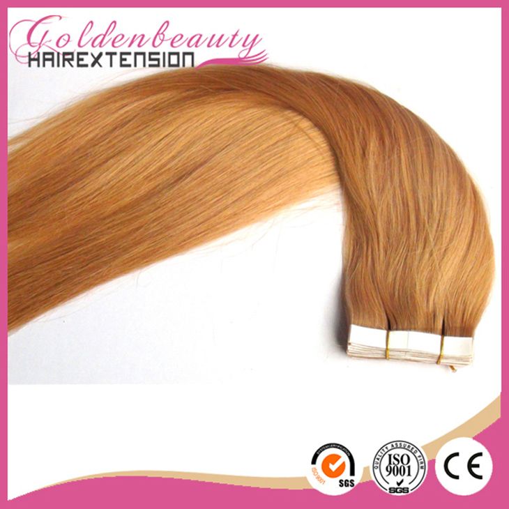 100% Human Hair Adhesive tape Hair Extension Skin weft