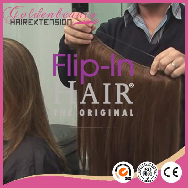 best seller good quality flip in hair extension for sale