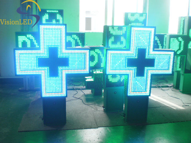 LED Pharmacy  Cross diaplay(80*80cm cross)