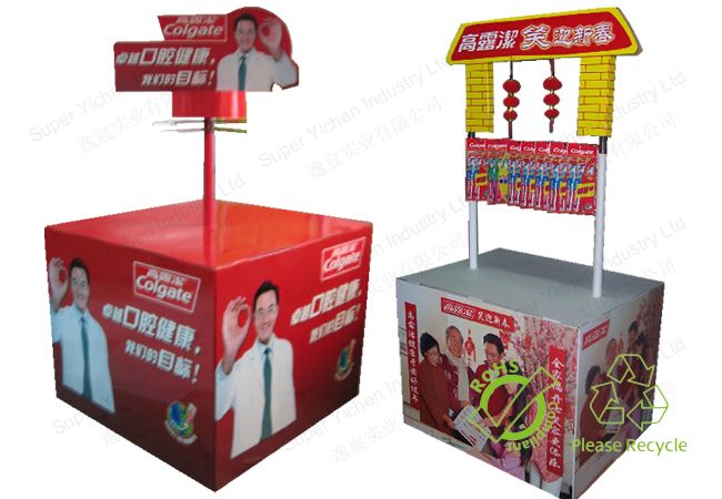 Economical hot-sale cardboard floor pallet display for advertising