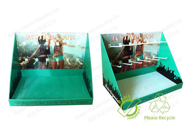 Cardboard counter display stand