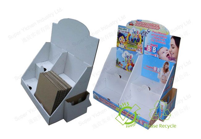 Cardboard counter display stand