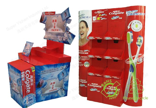 Economical hot-sale cardboard floor pallet display for advertising