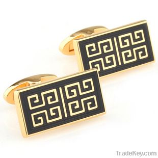 Enamel cufflink