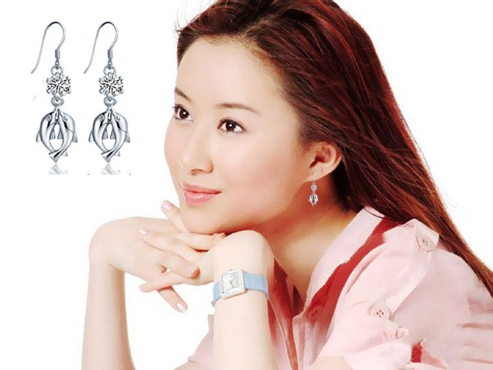 drop earrings  and sterling silver earrings