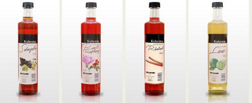 Persian Cordials (syrups which need to be mixed with water, soda water