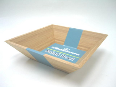 Square Bamboo Salad Bowl