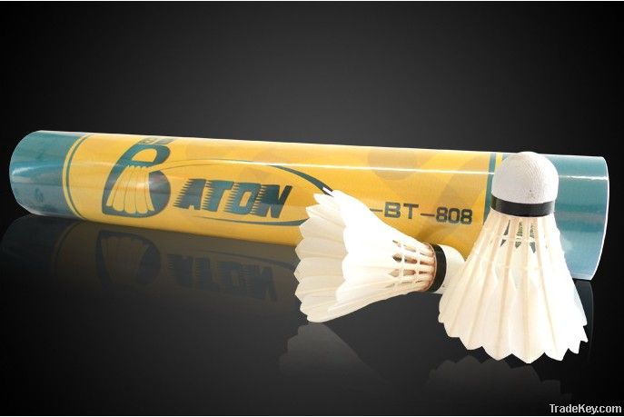 Best manufacture for the badminton shuttlecock in China