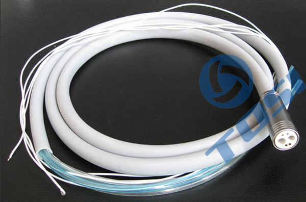 six hole fiber optic tube