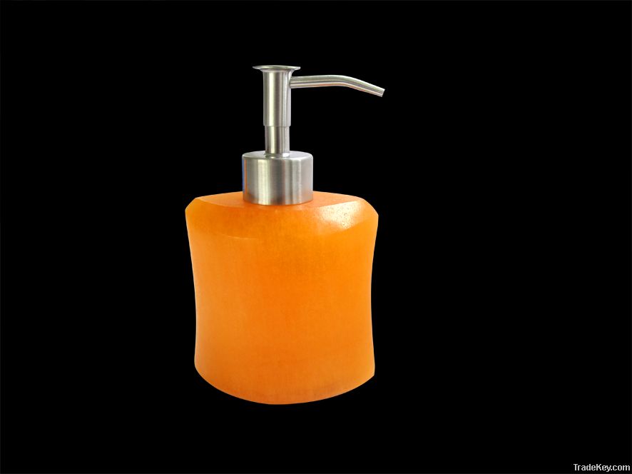 Orange Calcite Rectangular Dispenser