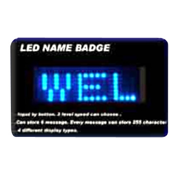 Led Name Tag