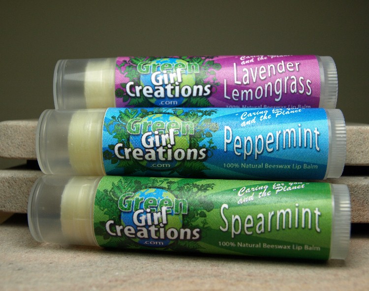 Green Girl Creations Natural Lip Balm (3-pack)