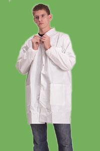 Disposable lab coat