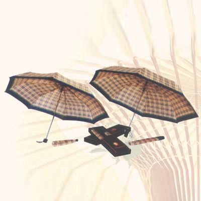 Folded umbrella