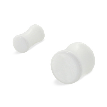 Acrylic White saddle plug