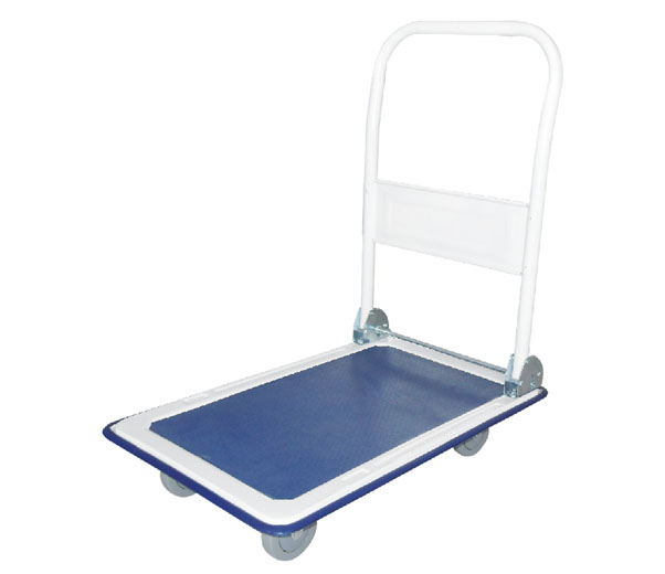 Folding platform hand truck