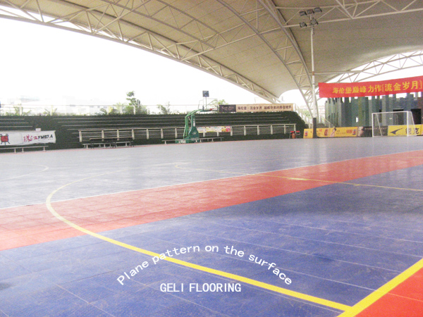 interlocking plastic sports flooring