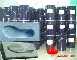 Shoe soles silicon rubber