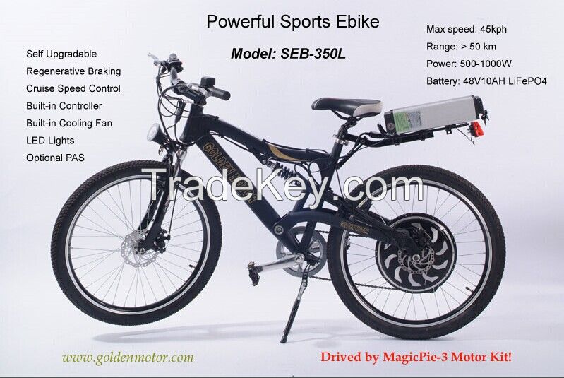 CE approved electric bike 1000W 48V