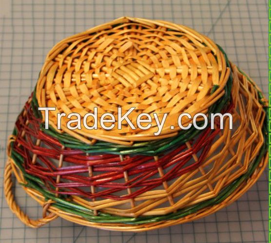 manufacturer,wicker bread tray with handle small wicker tray, cheap price,(factory supplier)