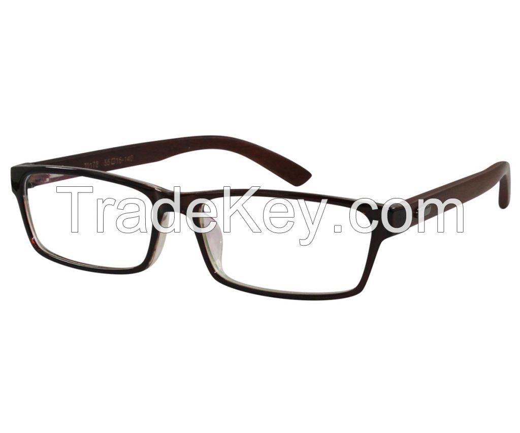 Optical Frames with Wood Temple TR-90 