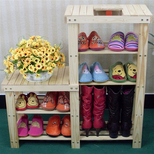 wood shoe rack  OYL-09122