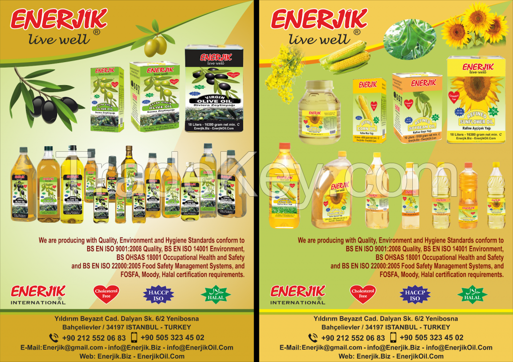 Refined & Crude Sunflower Oils