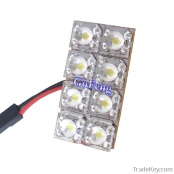 LED Car Dome Lights with 8 Flux / 6 Flux