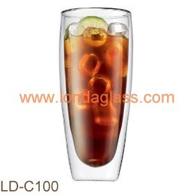 double wall glass cup