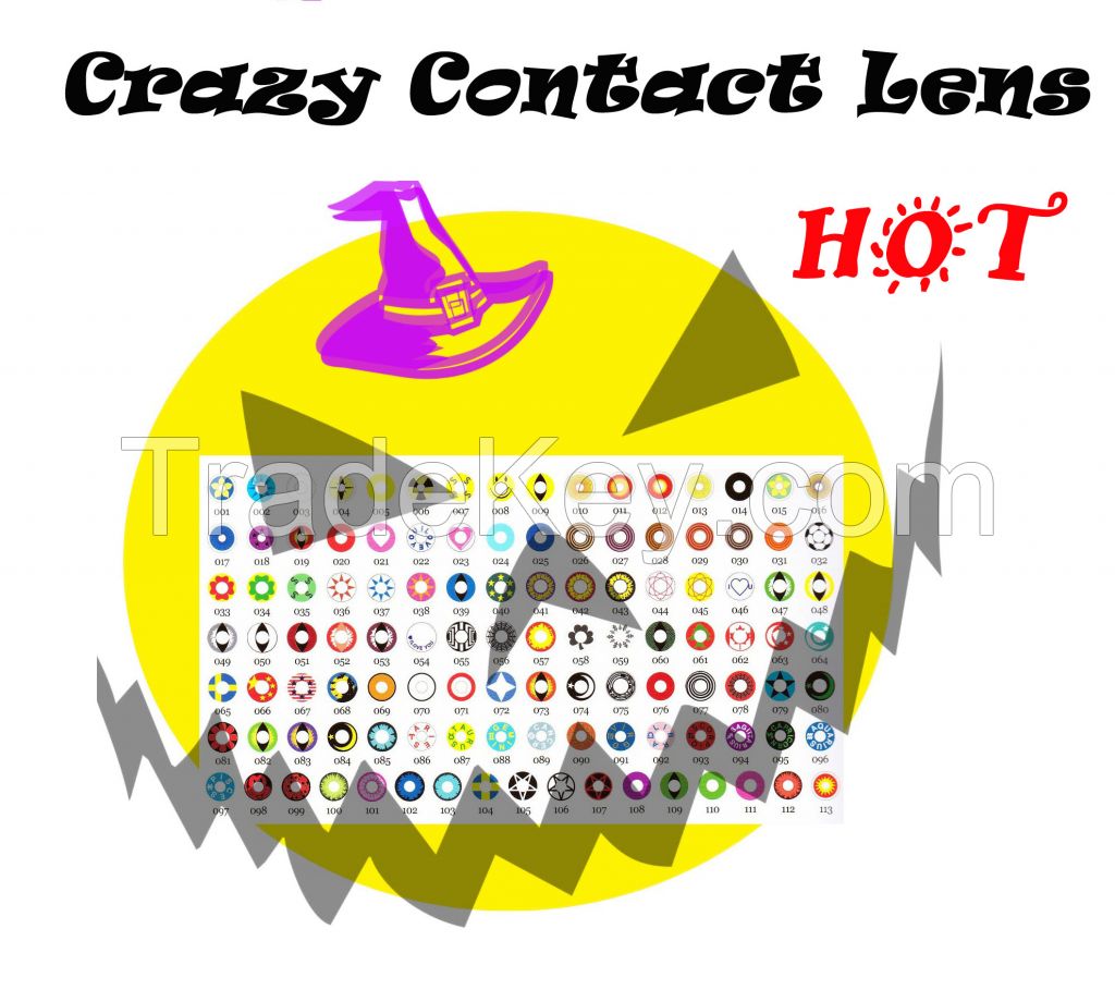 HOT Korea Fancy Crazy EYE color contact lenses / Halloween / wholesale 