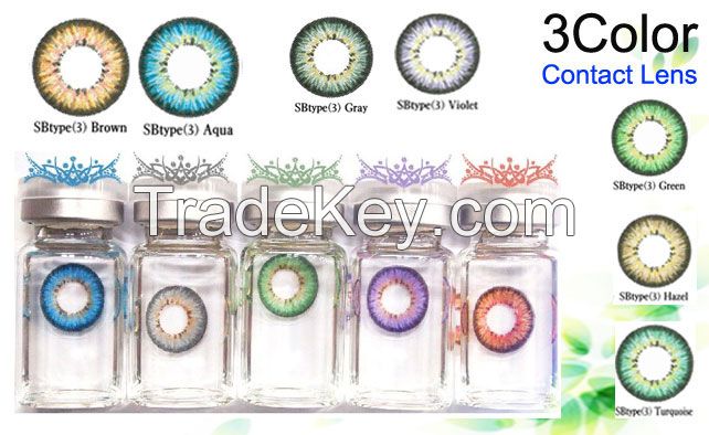 2016 gng dueba 3-ton color contact lenses / wholesale / eyewear nature cosmetic color lenses 