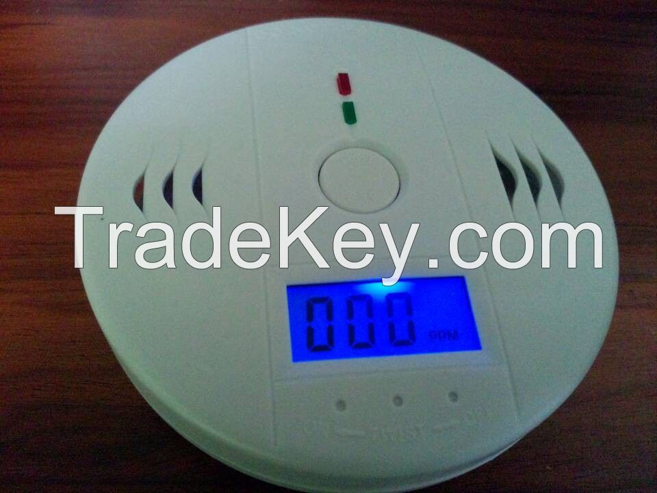 OEM Standalone LCD Display carbon monxide  Gas Detector CO gas alarm