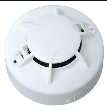 AC220V Powered DC 9V Battery Backup Photoelectric Smoke Alarm