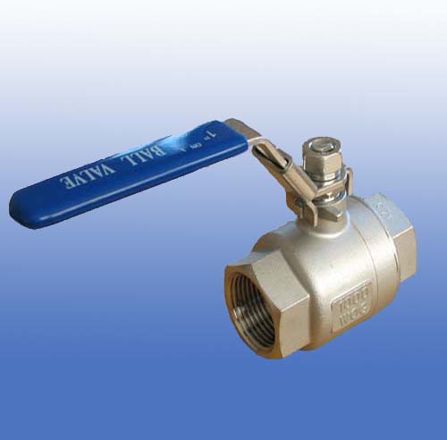 two piece ball valve