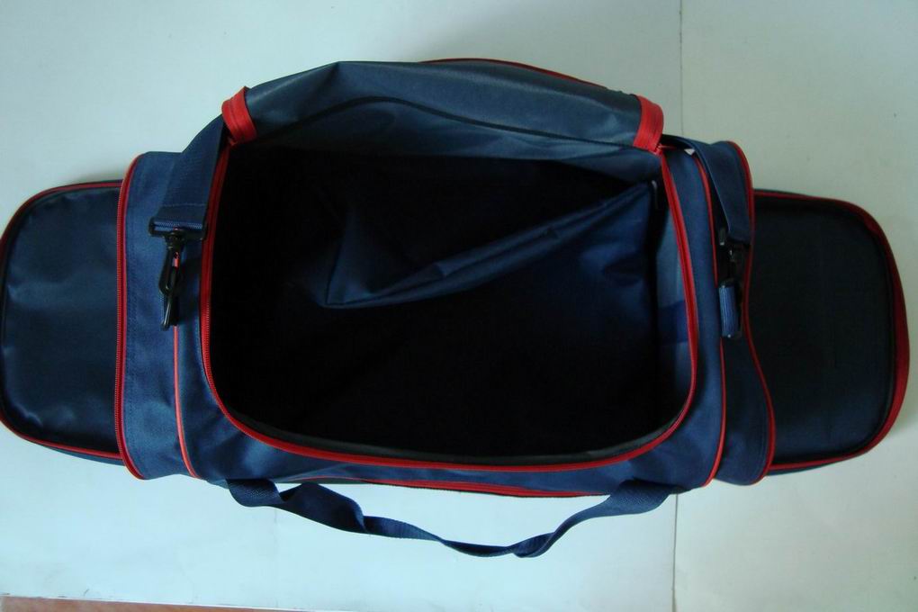 600D blue sport travel bags