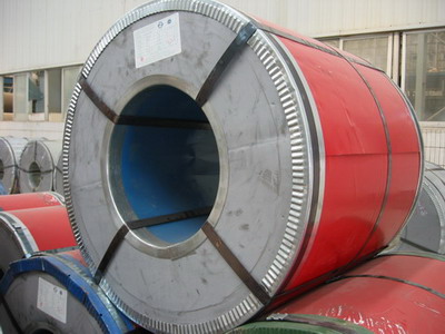 Prepainted steel coils