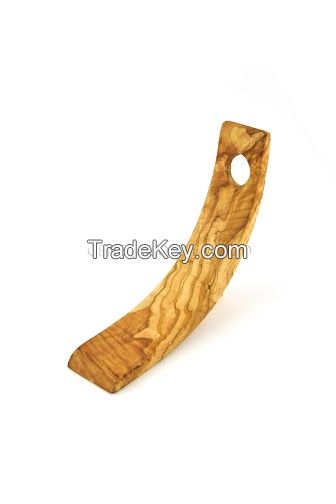 olive wood bottle holder