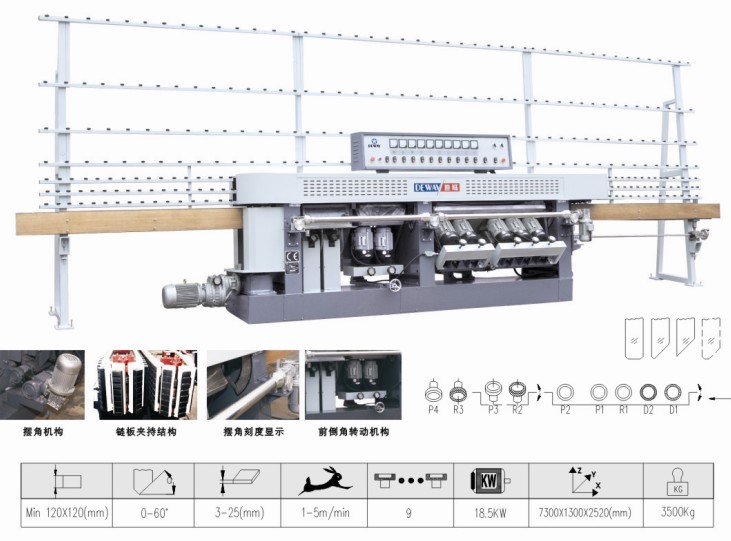 Glass Miter Machine