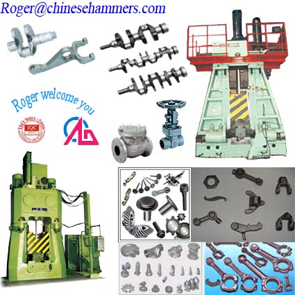 Electro hydraulic close die forging hammer