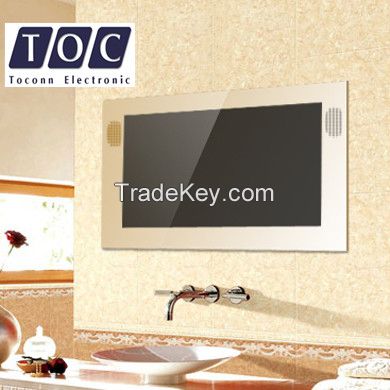 Toconn Luxury 24&#039;&#039; Waterproof Bathroom Mirror TV Hotel TV